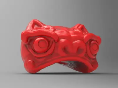 Year of the Dragon Beads Chinese New Year Decoration 3D print model
