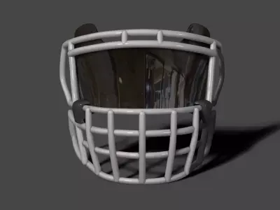 Oakley Visor and Facemask II for NFL Riddell  Speed helmet 3D print model
