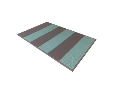 Cartoon Carpet v2 001 Low-poly 3D model