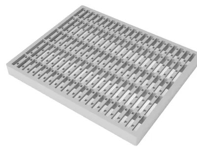 Death Star floor panel 1-12 scale Blackseries Free 3D print model