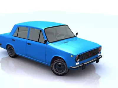 Vaz-2101 car 3D model