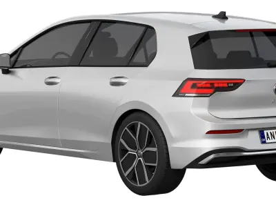 Volkswagen Golf 2024 3D model