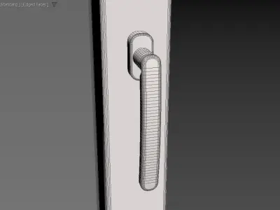 Double-glazed window 3D model