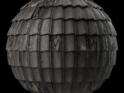 Roof Tile Materials 54- Concrete Roofing by Sbsar generator Texture