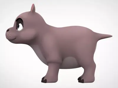 Hippo 3D model