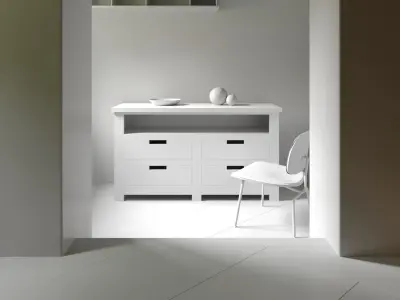 3D model of vintage and industrial style furniture 3D model