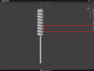 Twisty Lollipop 3D print model