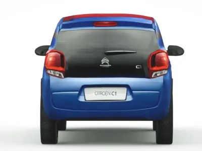 Citroen C1 urban 2020 Low-poly 3D model