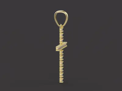 Cross Pendant 53739 3D print model