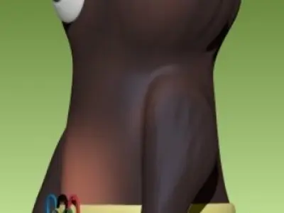 Misha the Bear Free 3D print model