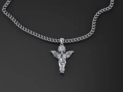 Little Angel pendant 3D model