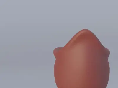 The Blue Concept STL File of Desk Organizer PenStand and Planter 3D print model