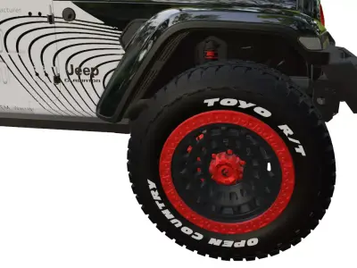 2025 Jeep Gladiator RUBICON 392 datamen  X-BOW Series 3D model