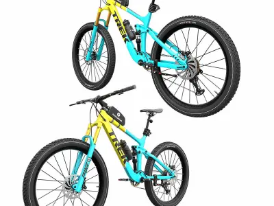 Mountain Bike-Yellow 3D model