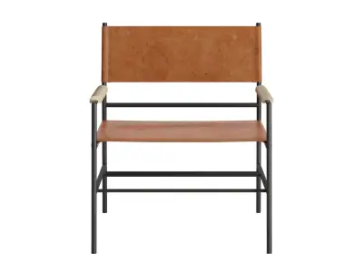 Mario Leather Chair 3D model