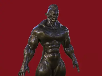 Mr Universe Figure Free 3D model
