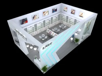Exhibition - Area - 12X8-3DMAX2009-014 3D model
