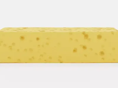 Sponge V1 - Rectangular Cellulose Cleaning Prop 3D model