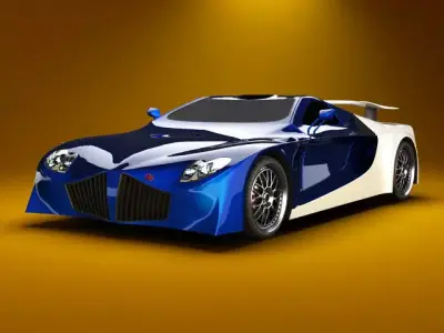 Weber Sportscar 3D model