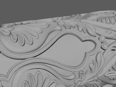 post for stairs 3D model