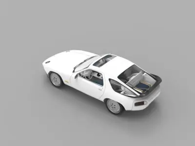 1981 Porsche 928 3D model