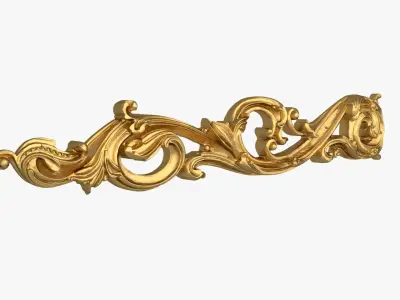 Classic decor ornament 249 3D model