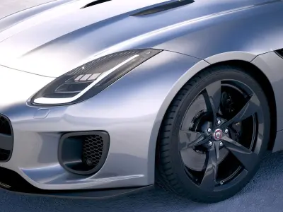 Jaguar F-Type 400 sport Convertible 2018 3D model