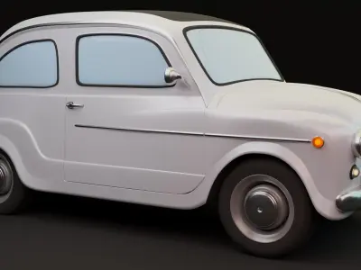 Seat 600L 3D Model 3D model