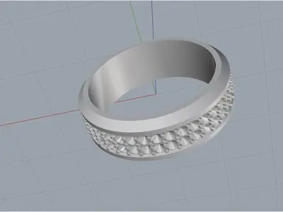men ring 3D print model