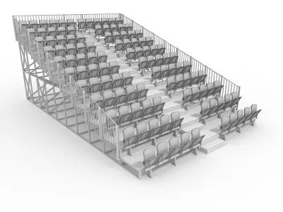 Bleachers 34 3D model