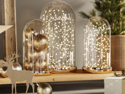 Christmas Decoration Set 3D model