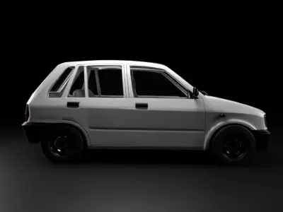 Maruti Car 800 eight hundred 3D model Free 3D model
