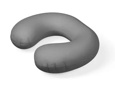 Fabric Travel Pillow 3D model