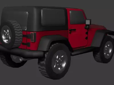 2007 Jeep Wrangler 3D model
