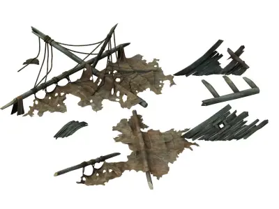 Game Shipwreck - Shipbreaker 01 3D model