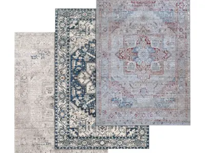 Rug Set 1297 3D model