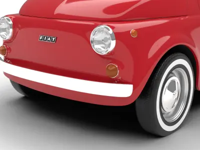 Fiat 500L 1969 3d model 3D model