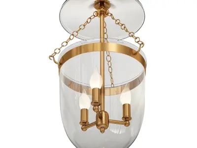 Ann Morris Ampule Pendant Light 3D model