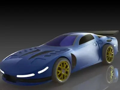 Chevrolet Corvette Free 3D print model