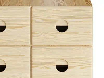 CRAFT BRASS SIDEBOARD HIGH 3D model