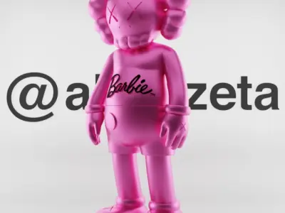 Kaws Barbie for Print 3D print model