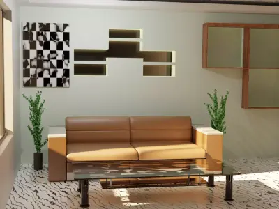 Living room Free 3D model