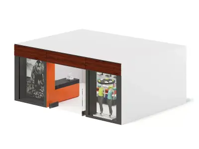 Sport Clothes Store 3D Model 3D model