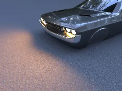 Dodge Challenger car 3D model