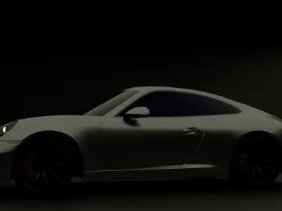 991 porsche 911 carrera 4s 3D model