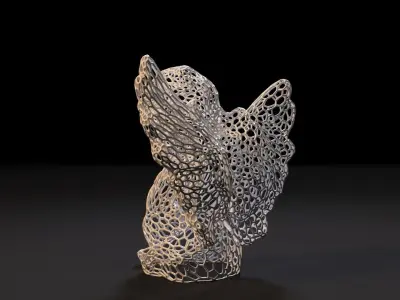 Angel statue 3D print model