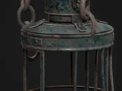 Lantern 3D Model Low-poly 3D model