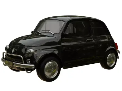 small car Low-poly 3D model