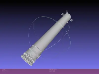 Space X Superheavy Booster Printable Model 3D print model