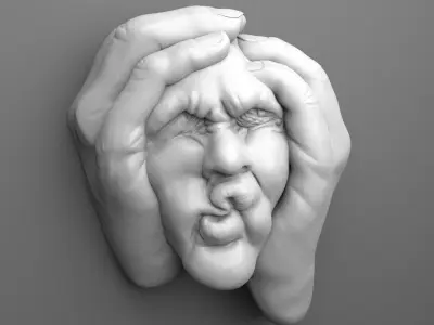 Abstract Wall Sculpture Printable 3D print model